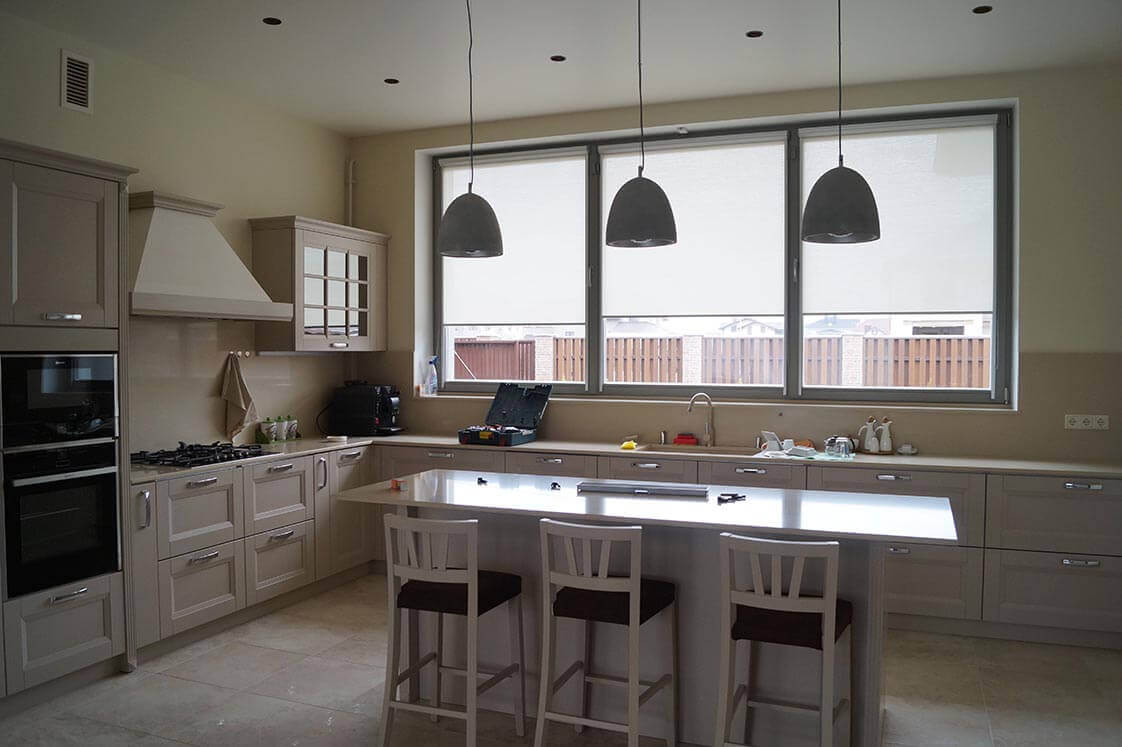 деревянные окна в кухню